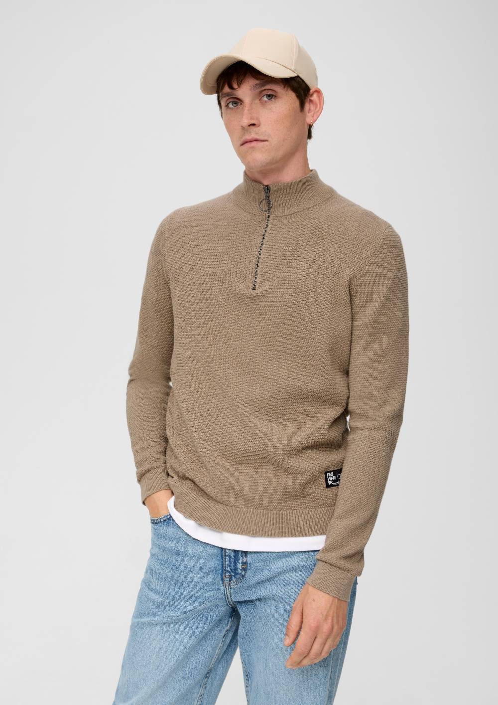 s.Oliver Pullover aus Strukturstrick Großer Ausverkauf