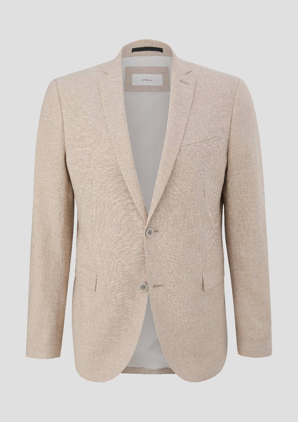 s.Oliver s.O PURE: Anzugsakko aus Leinenmix mit Hahnentritt-Muster Online Shopping