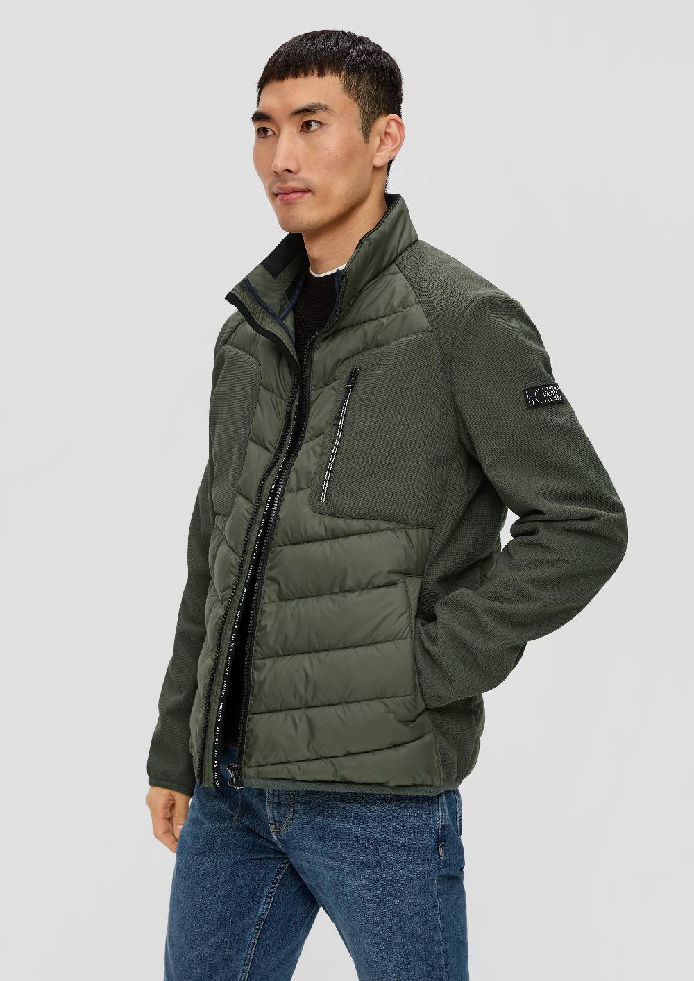 s.Oliver Softshelljacke mit Kontrastdetails Preisnachlass