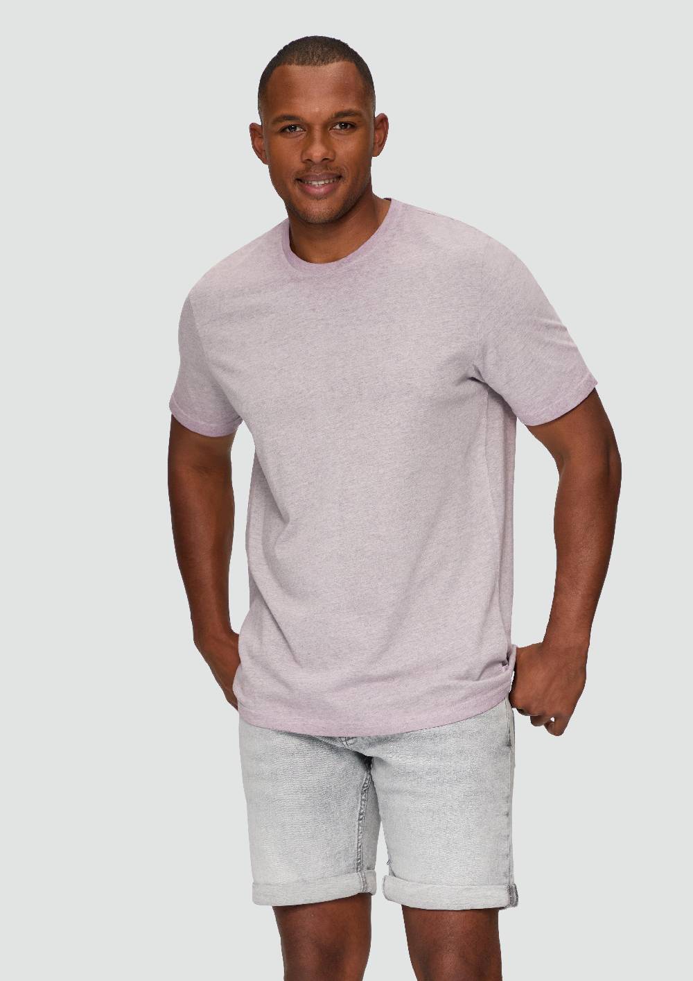 s.Oliver T-Shirt aus Baumwollmix mit Wascheffekt Jubiläumsangebot