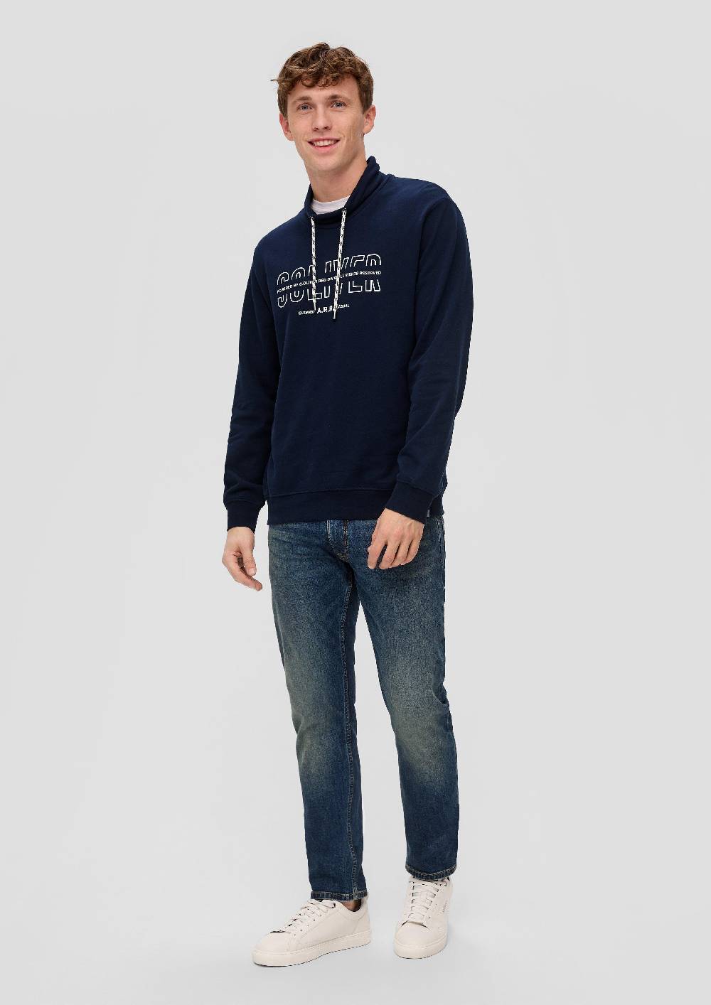 s.Oliver Sweatshirt mit Logo-Print Neueste Mode