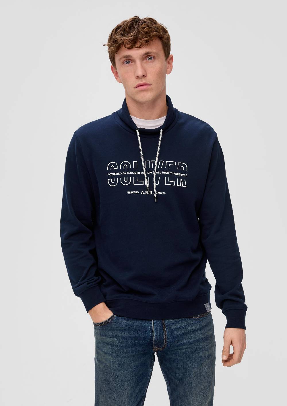 s.Oliver Sweatshirt mit Logo-Print Neueste Mode