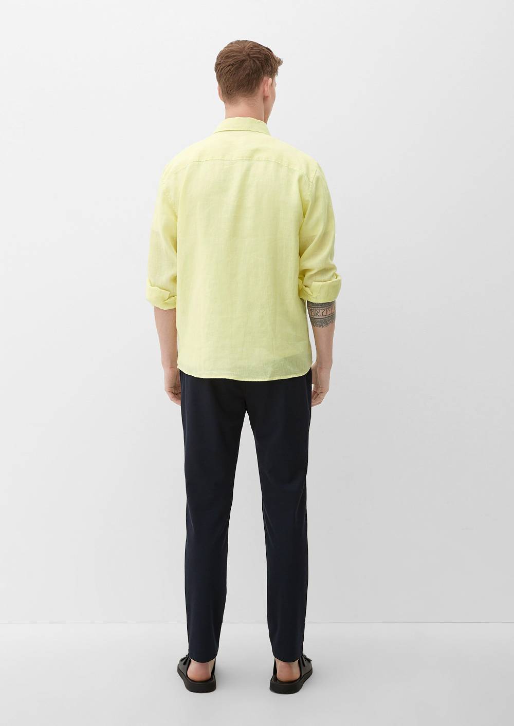 s.Oliver Leinenhemd mit Button-Down-Kragen Kauf eins, bekomm eins gratis