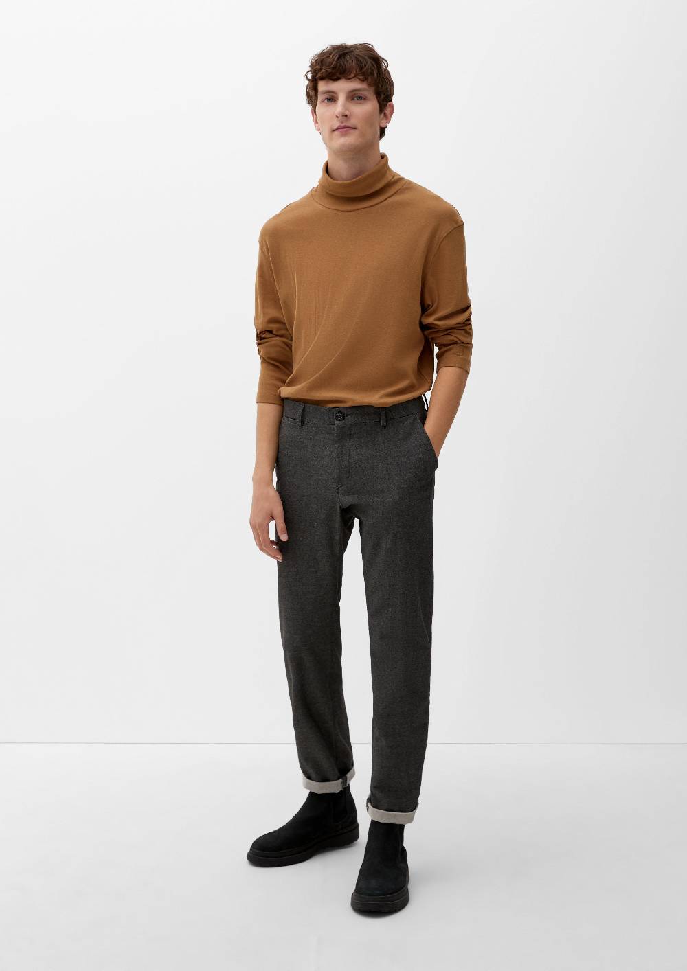 s.Oliver Langarmshirt mit Rollkragen Riesige Ersparnisse