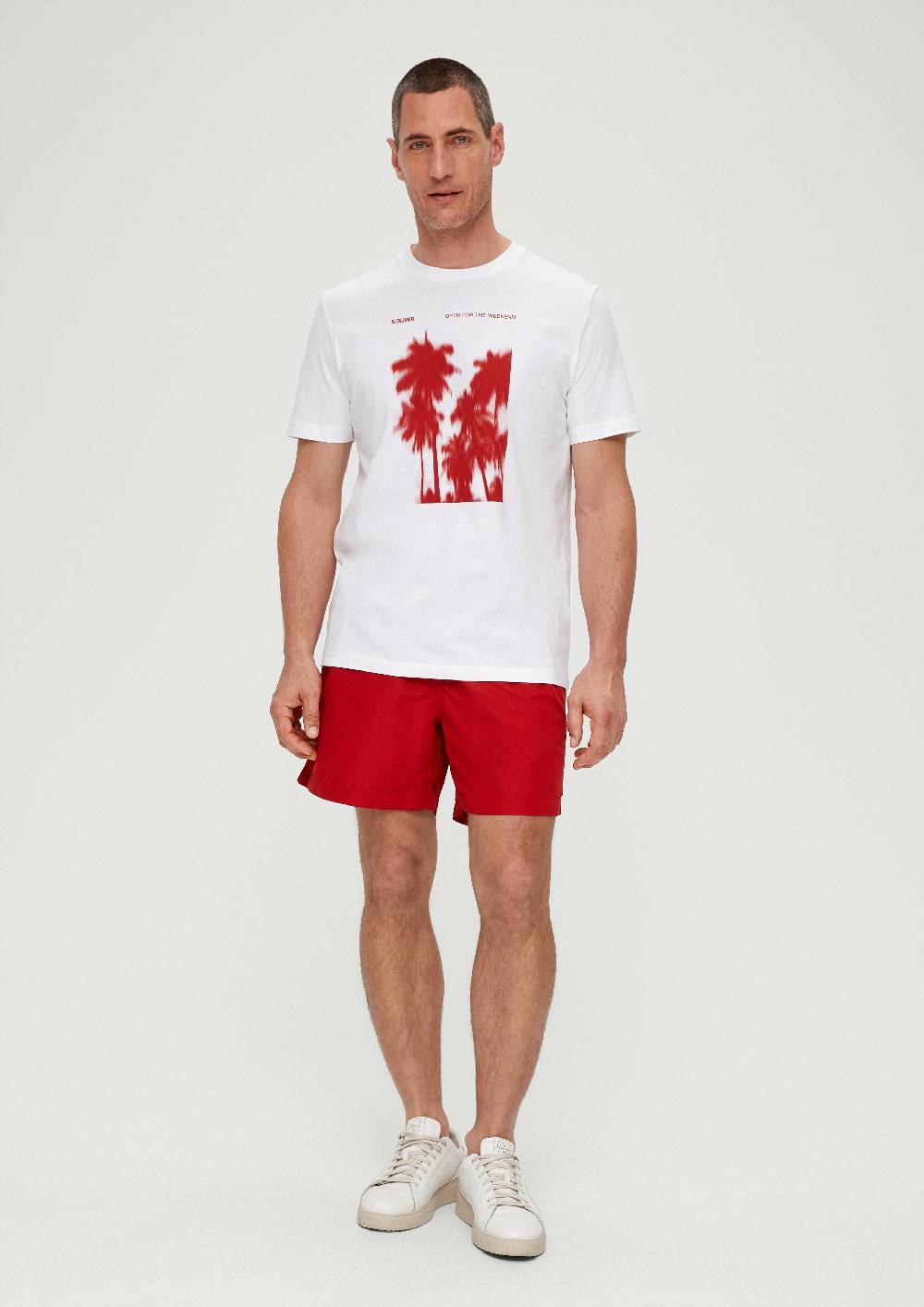 s.Oliver Baumwollshirt mit Frontprint VIP-Rabatte