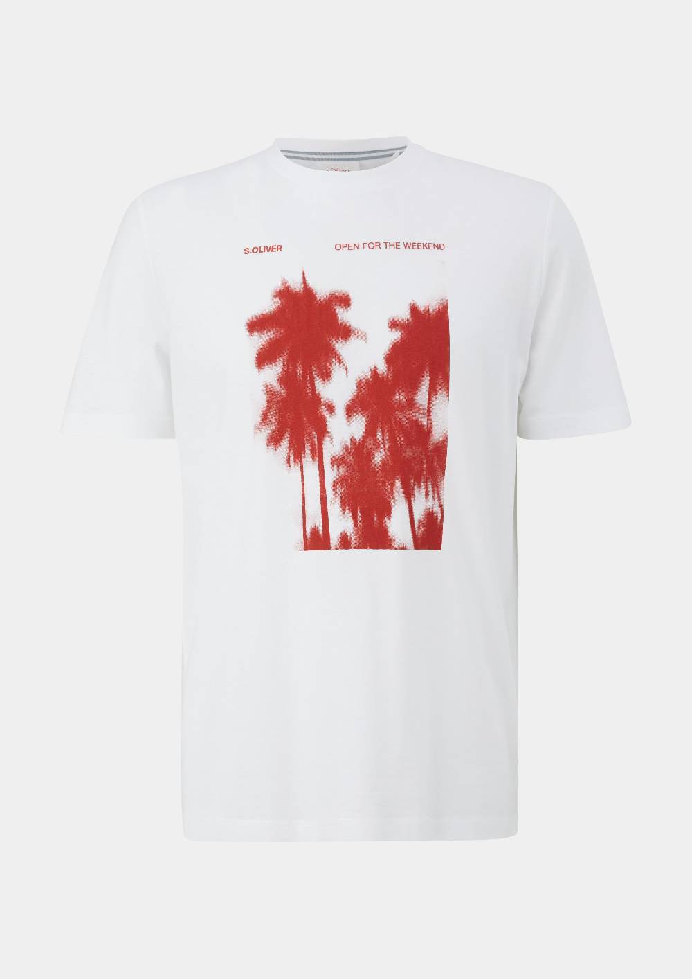 s.Oliver Baumwollshirt mit Frontprint VIP-Rabatte