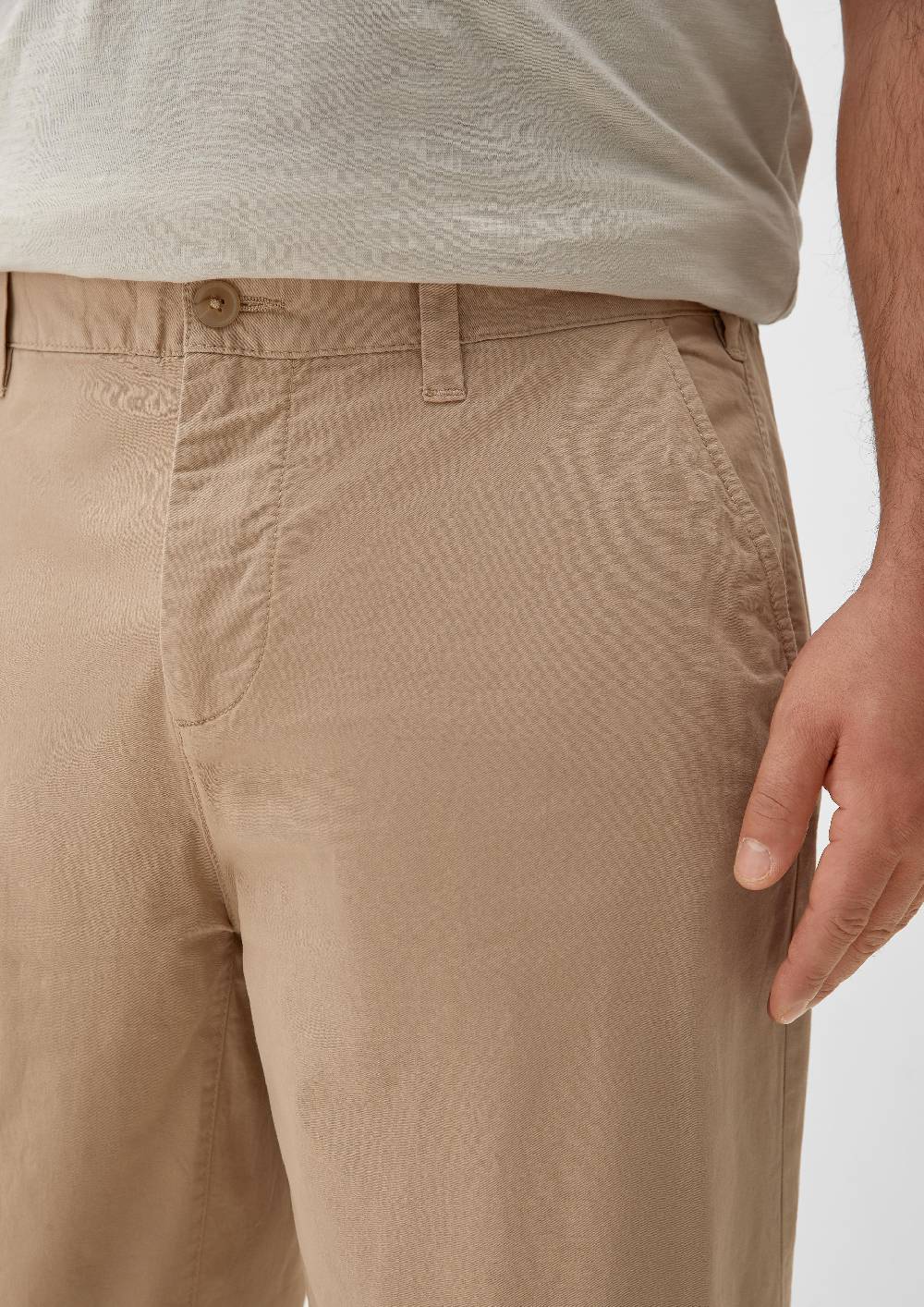 s.Oliver Relaxed: Bermudas aus Baumwollstretch Bis zu 65% Rabatt