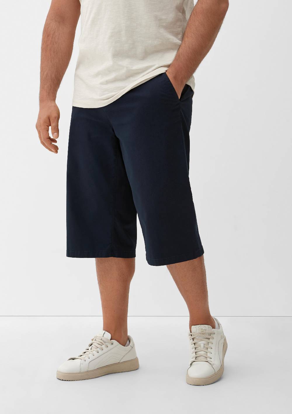 s.Oliver Relaxed: Bermudas aus Baumwollstretch Nur für heute