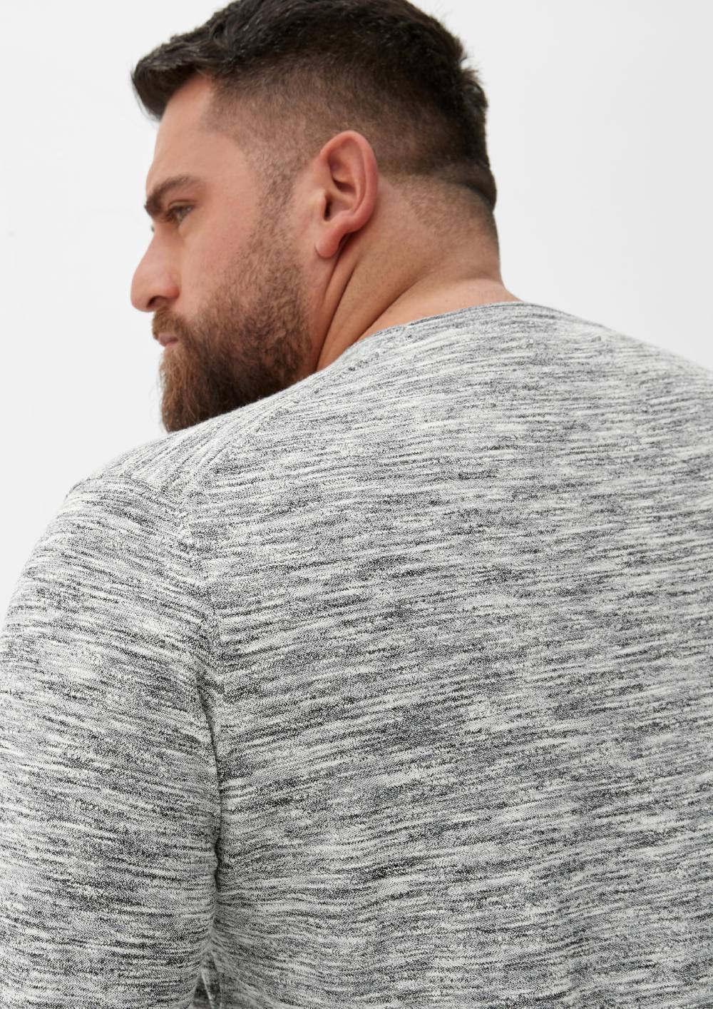 s.Oliver Melierter Feinstrickpullover Sonderangebot der Fabrik