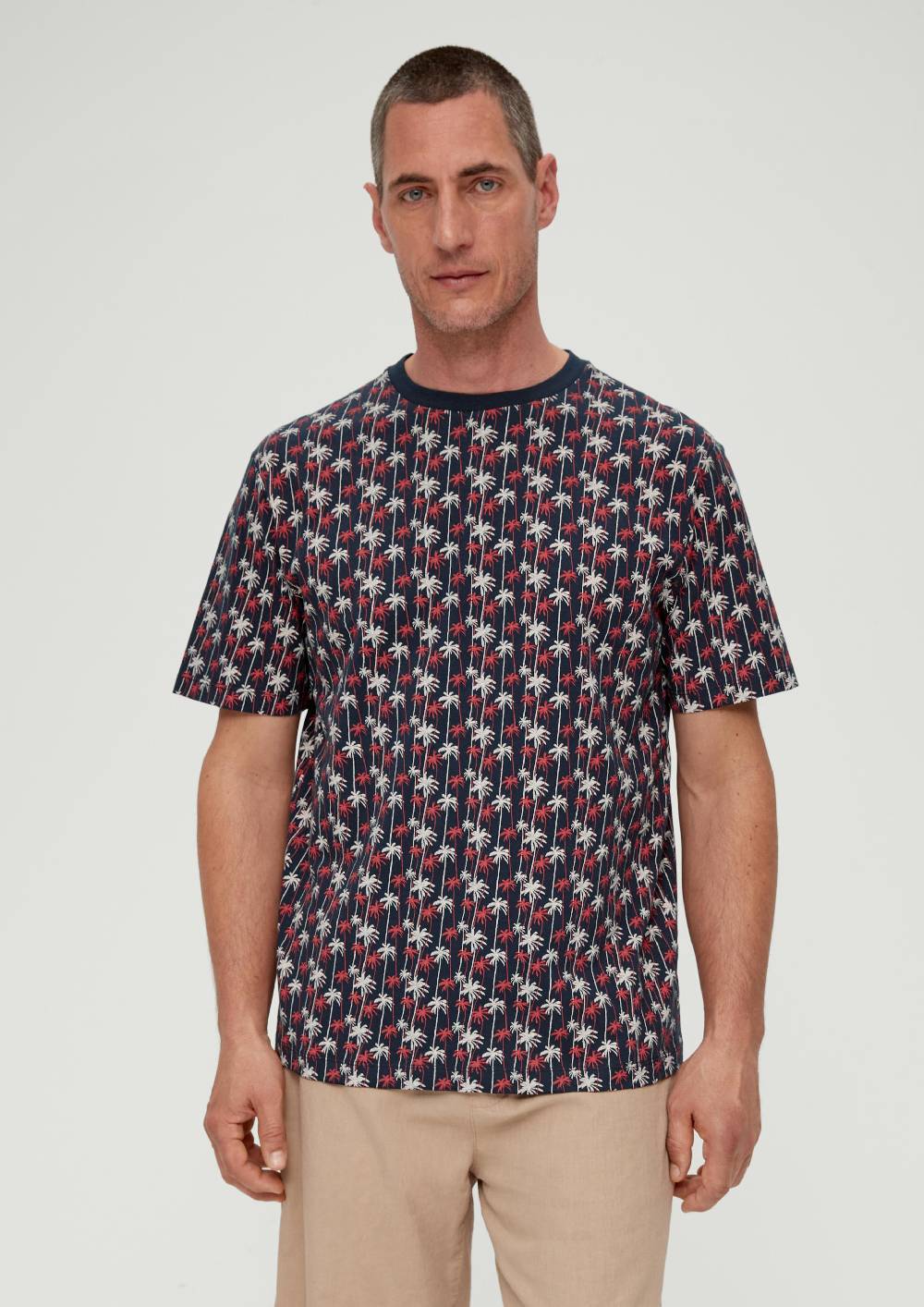 s.Oliver T-Shirt mit Alloverprint Vierteljährliche Förderung