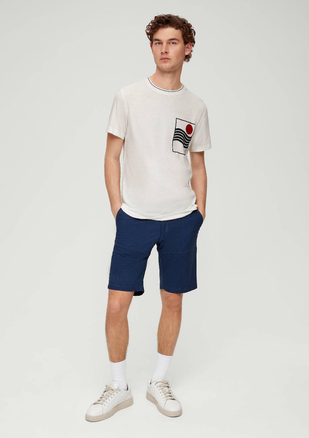 s.Oliver T-Shirt aus Leinenmix Bis zu 55% Rabatt