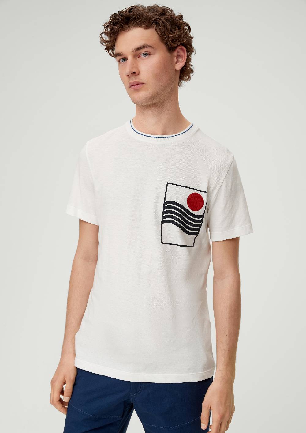 s.Oliver T-Shirt aus Leinenmix Bis zu 55% Rabatt