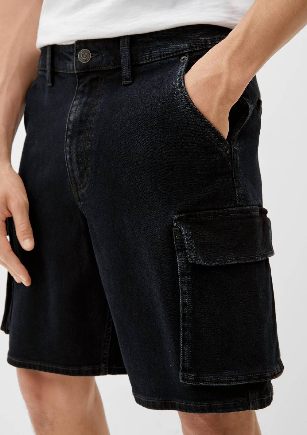s.Oliver Loose Fit: Bermuda aus Denim Discount Store für neue Produkte