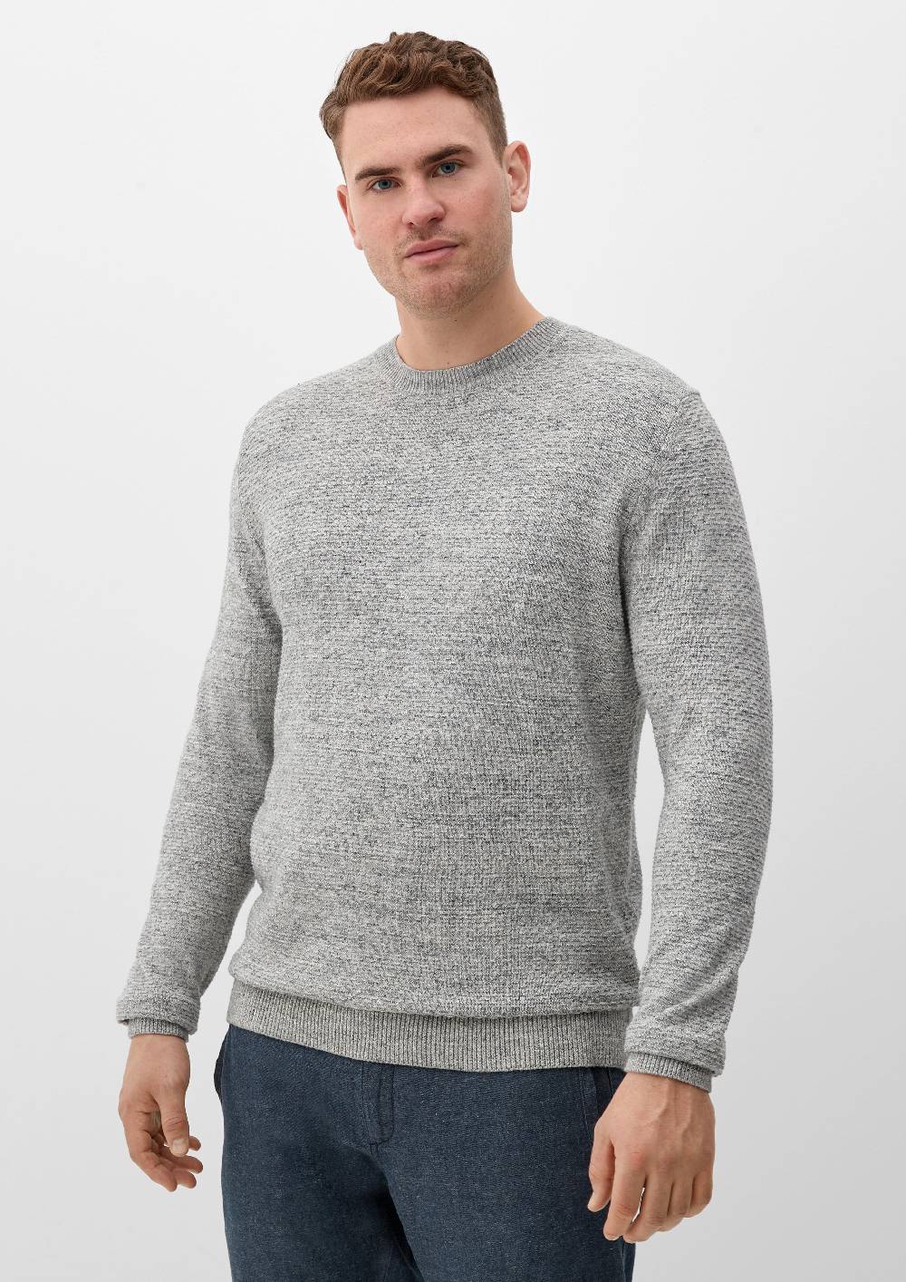 s.Oliver Strukturierter Strickpullover Fabrikladen