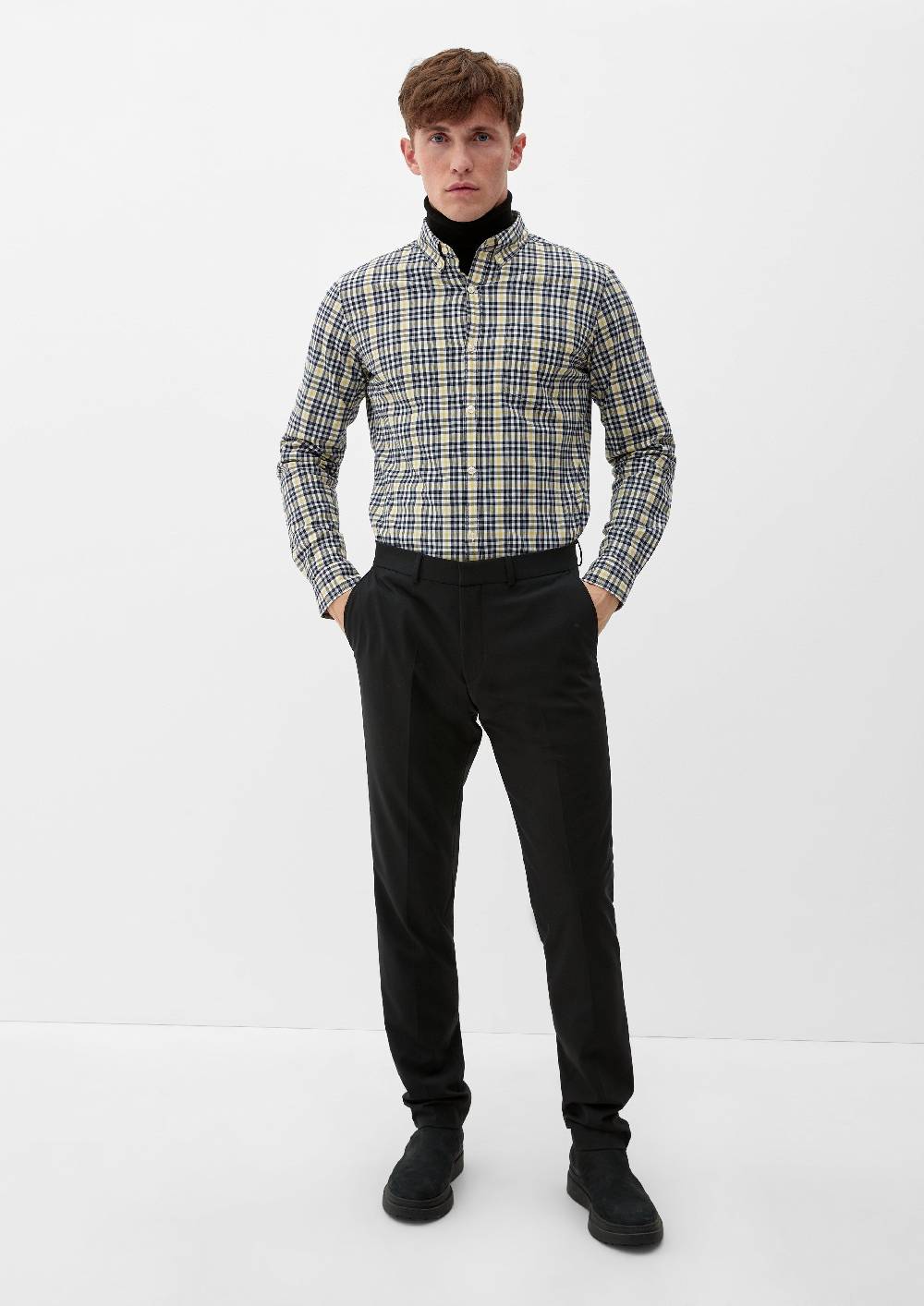 s.Oliver Slim: Hemd mit Button-down-Kragen Begrenzt auf 3 Tage