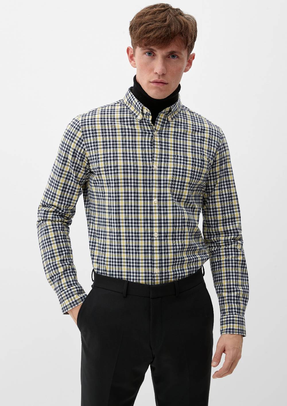 s.Oliver Slim: Hemd mit Button-down-Kragen Begrenzt auf 3 Tage
