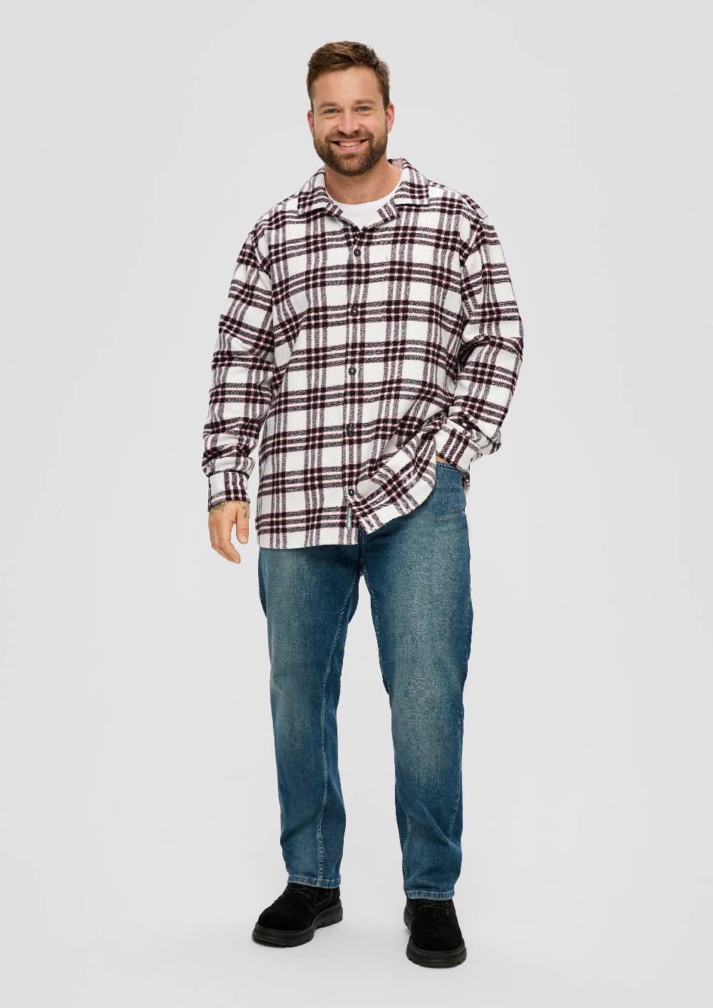 s.Oliver Relaxed: Overshirt aus Baumwolle zollfrei
