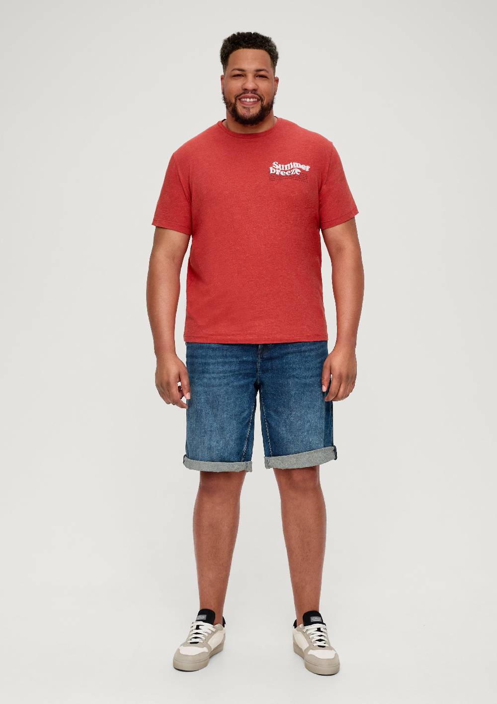 s.Oliver T-Shirt aus Baumwollmix 2025