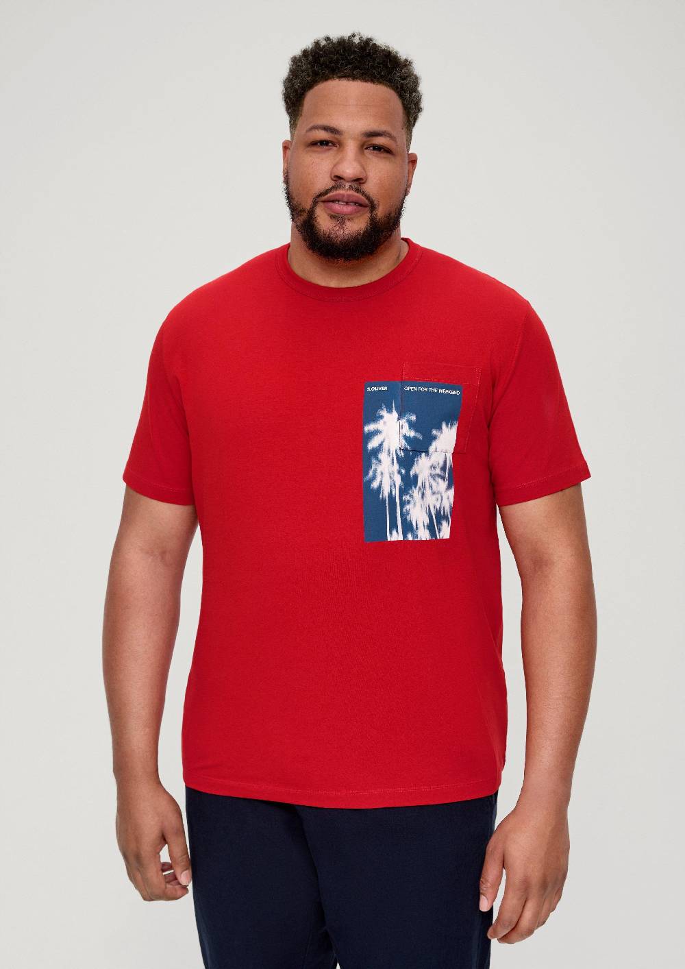 s.Oliver T-Shirt aus Baumwollstretch Auslauf