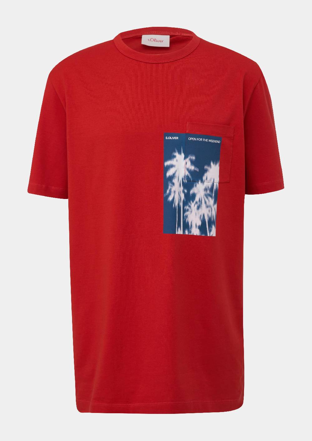 s.Oliver T-Shirt aus Baumwollstretch Auslauf