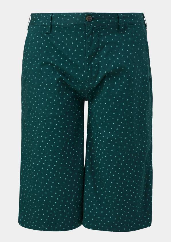 s.Oliver Slim: Bermuda mit Allover-Print