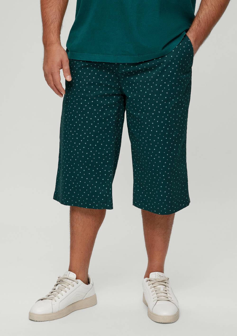 s.Oliver Slim: Bermuda mit Allover-Print Meist gekauft