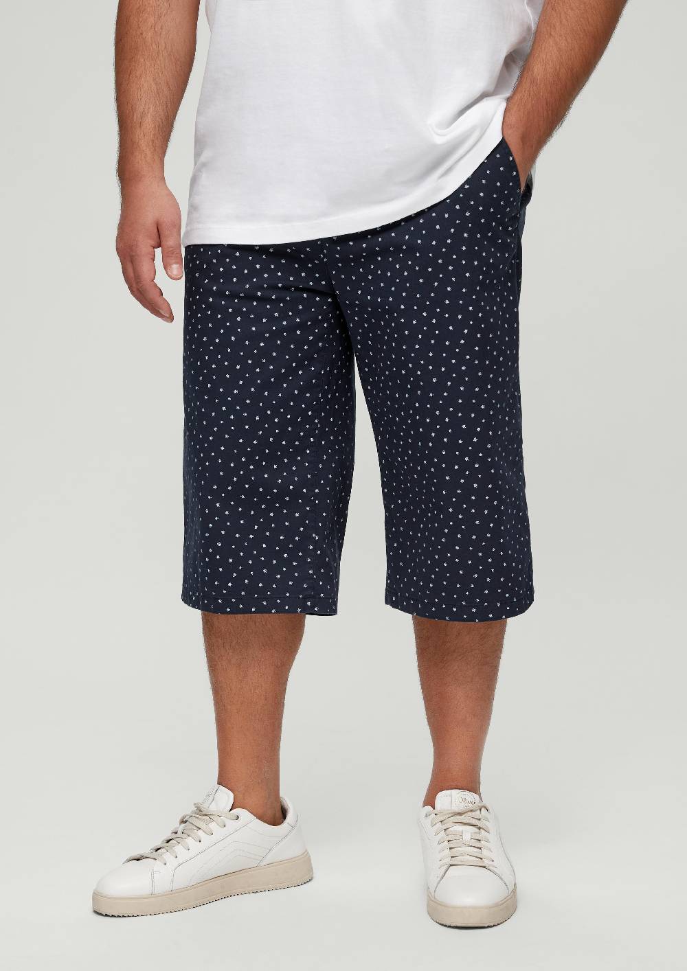 s.Oliver Slim: Bermuda mit Allover-Print Blitzverkäufe