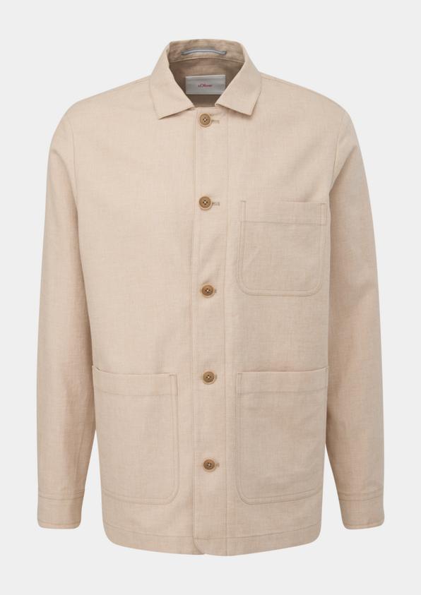 s.Oliver Overshirt aus Leinenmix Fabrik Onlineshop