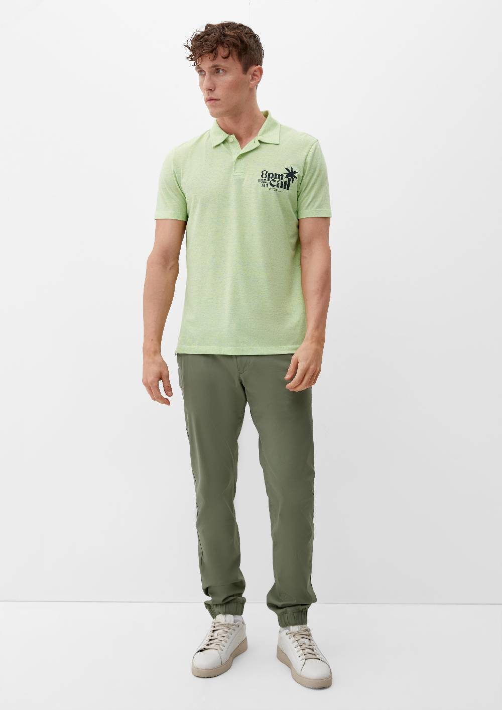 s.Oliver Meliertes Poloshirt Rabatt