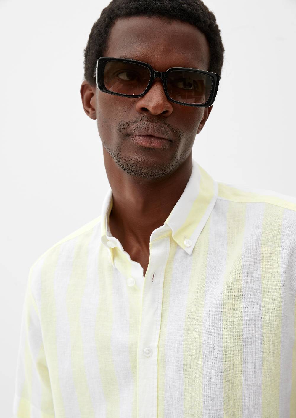 s.Oliver Regular: Button Down-Hemd aus Leinenmix Exklusivangebot