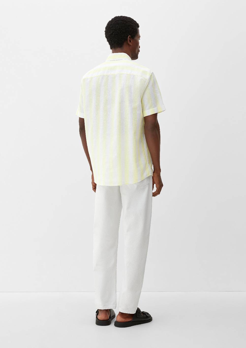 s.Oliver Regular: Button Down-Hemd aus Leinenmix Exklusivangebot
