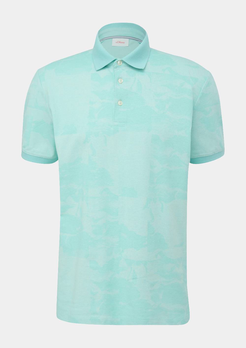 s.Oliver Poloshirt mit Allover-Print Black Friday