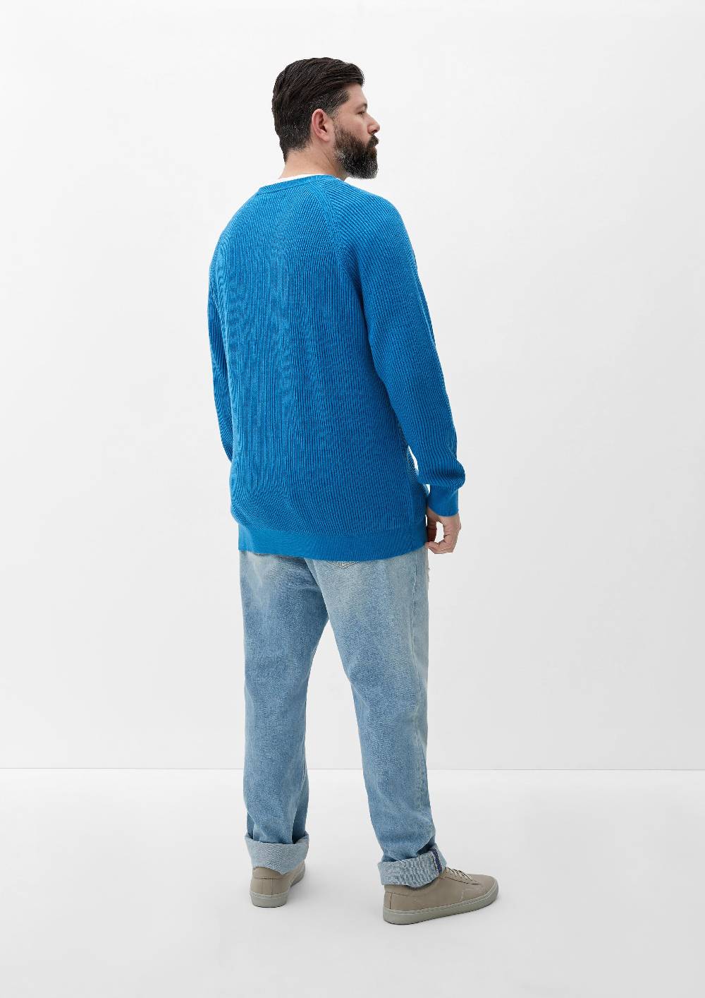 s.Oliver Strickpullover mit Rippstruktur Jubiläumsangebot