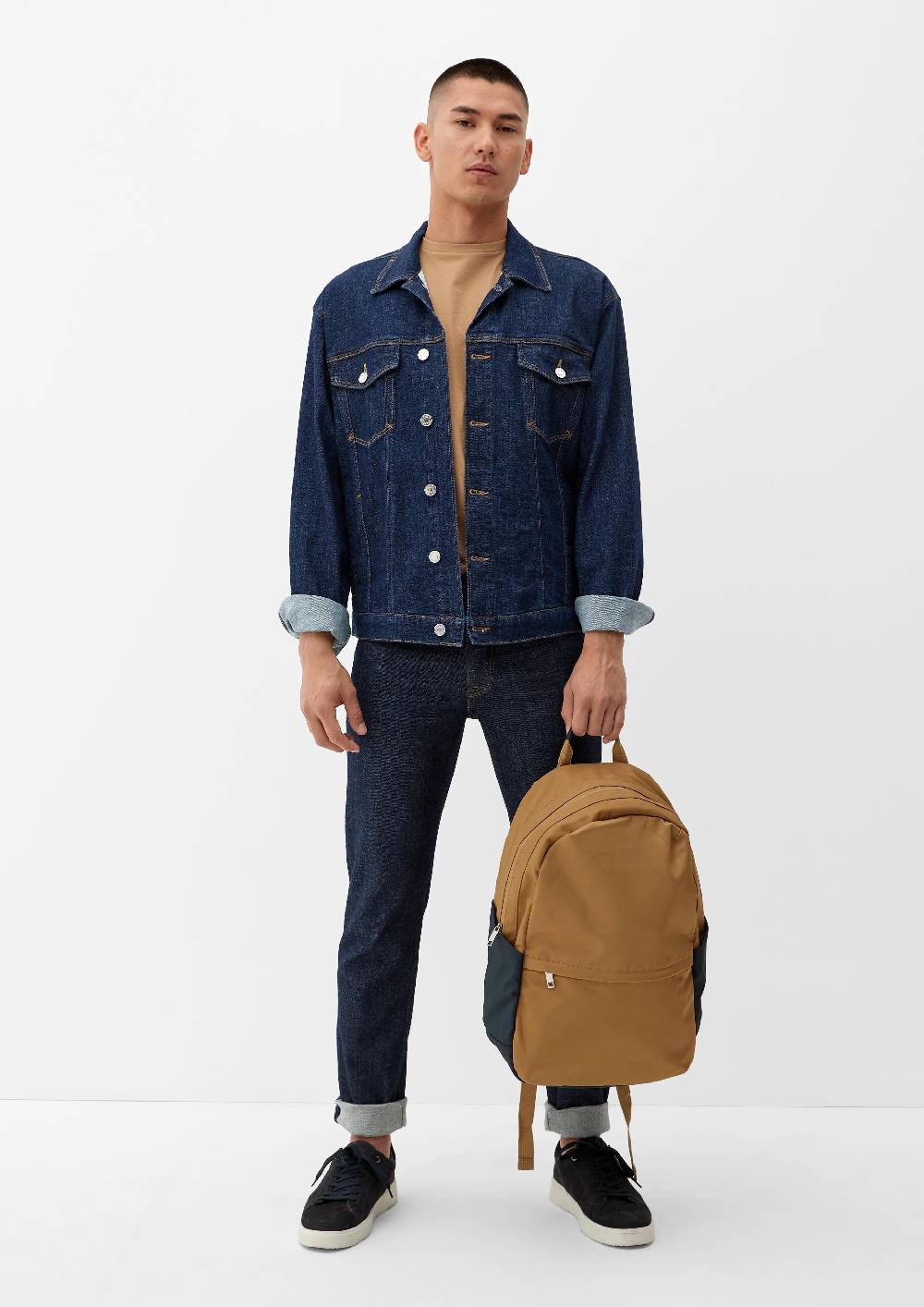 s.Oliver Nylon-Rucksack mit Laptopfach Online Outlet