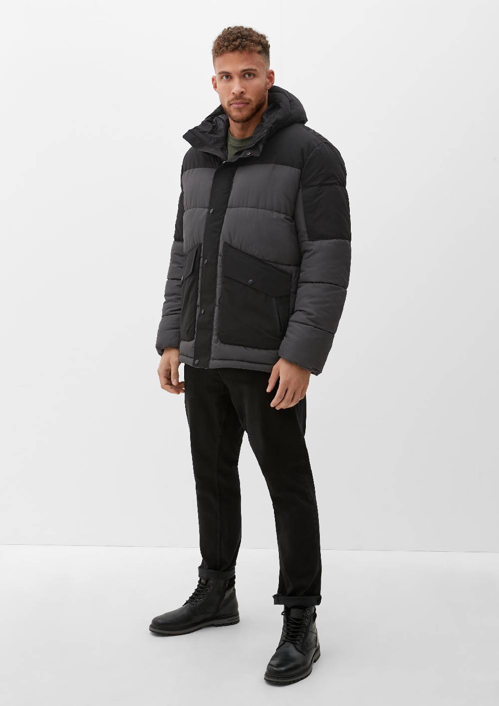 s.Oliver Steppjacke mit Kapuze Blitzangebot