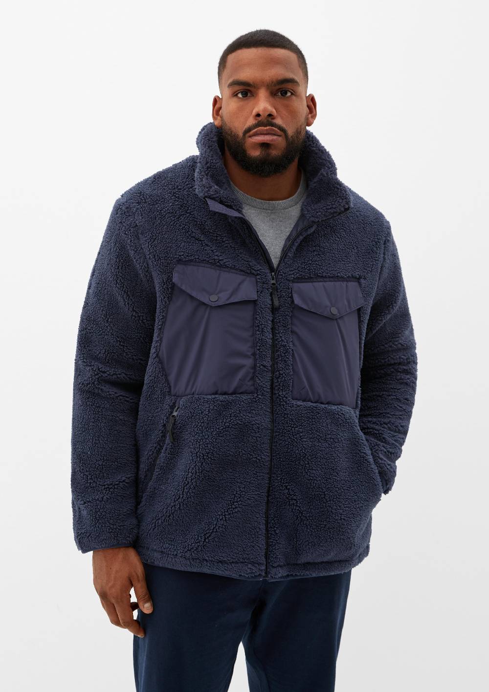 s.Oliver Jacke aus Teddyplüsch Große Rabatte