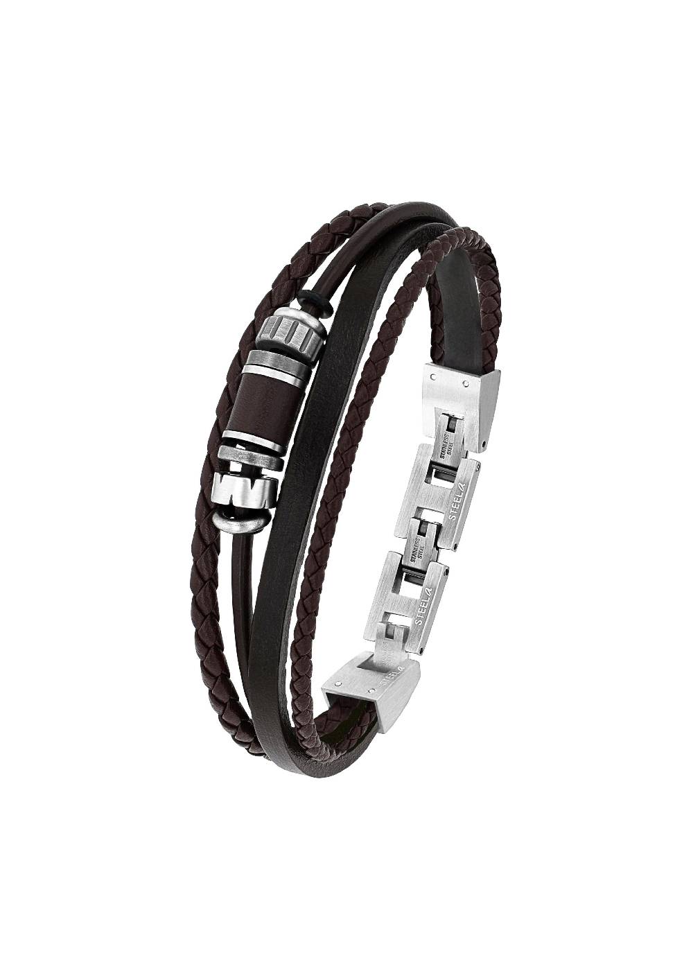 s.Oliver Lederarmband mit Beads-Detail Riesige Ersparnisse