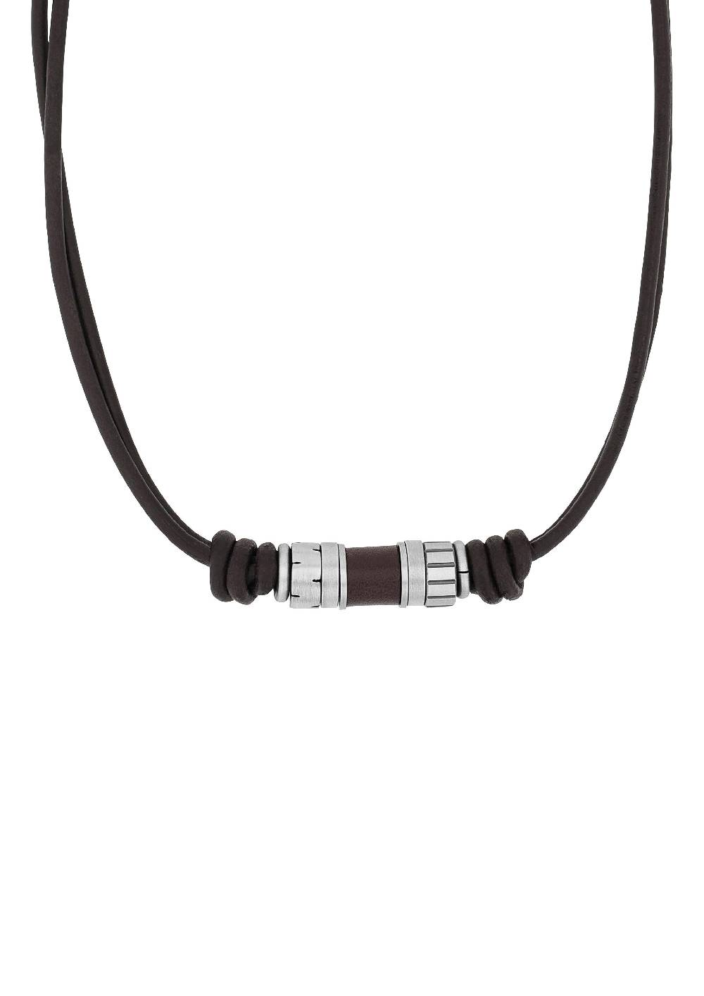 s.Oliver Ledercollier mit Edelstahl-Beads VIP-Rabatte