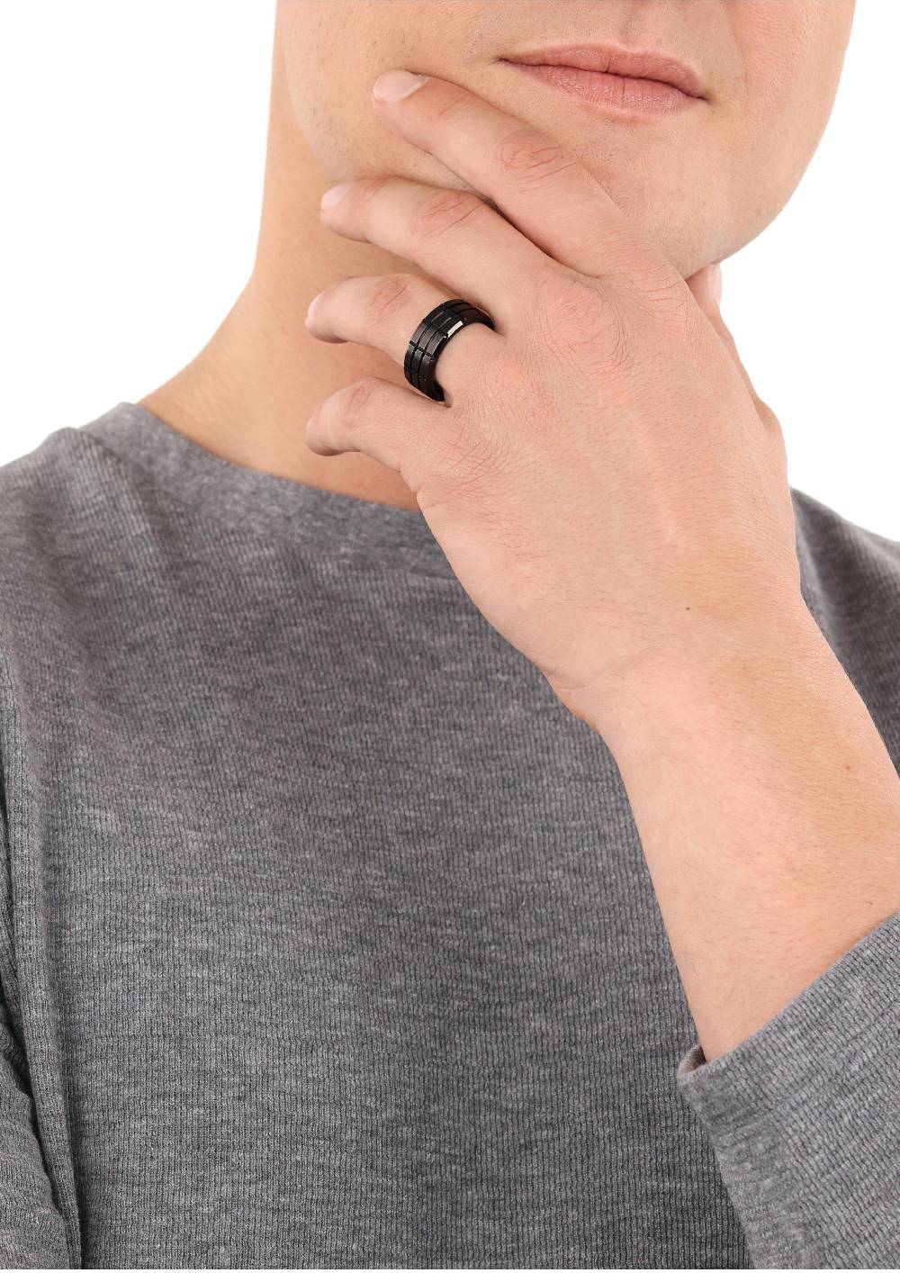 s.Oliver Ring aus Edelstahl Tiefpreis