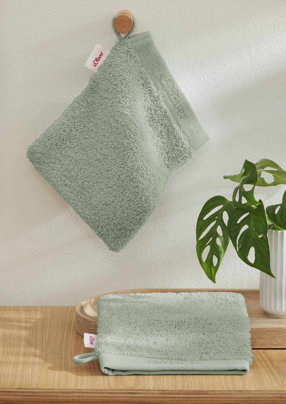 s.Oliver 2er-Pack Waschhandschuh Schlussverkauf