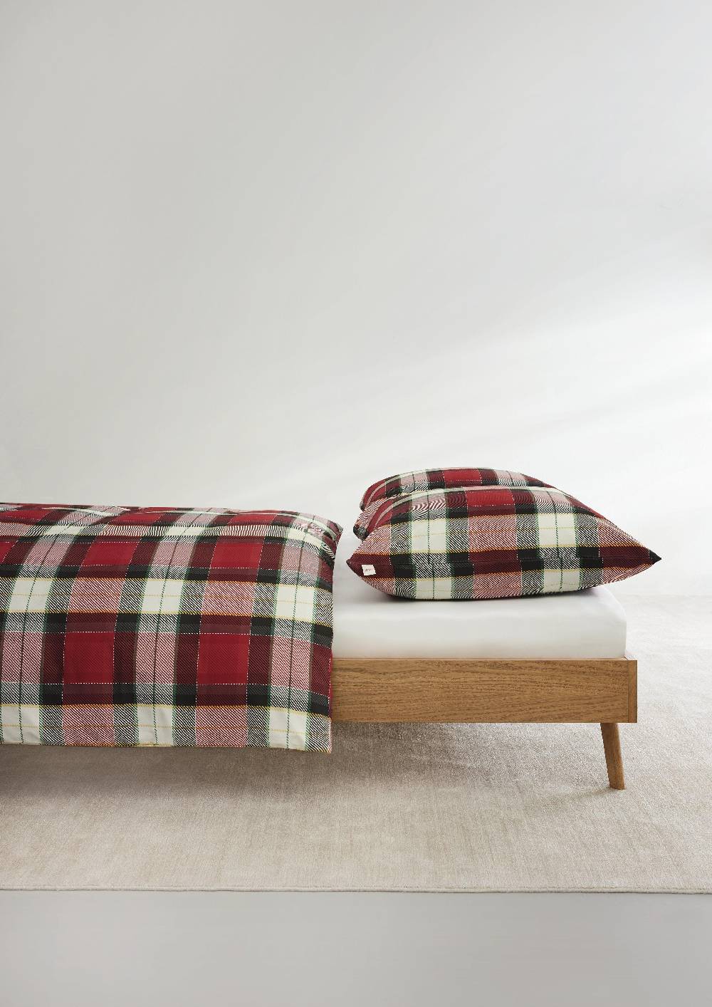 s.Oliver Flanell-Bettwäsche im Karo-Design Fabrik Onlineshop