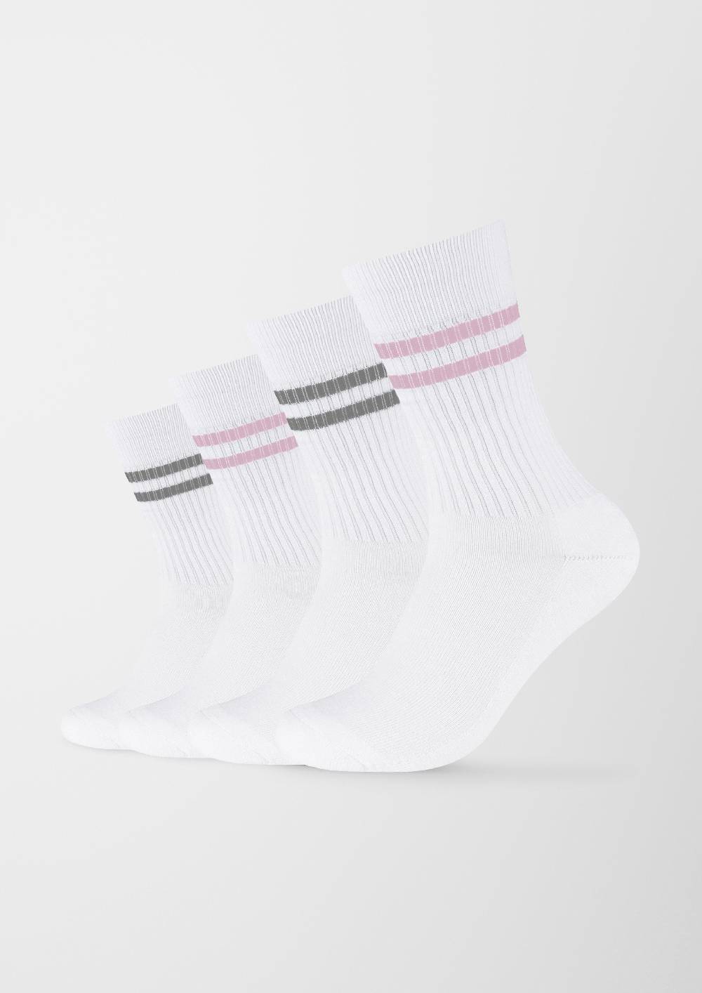s.Oliver Langschaftsocken im 4er-Pack Begrenztes Angebot