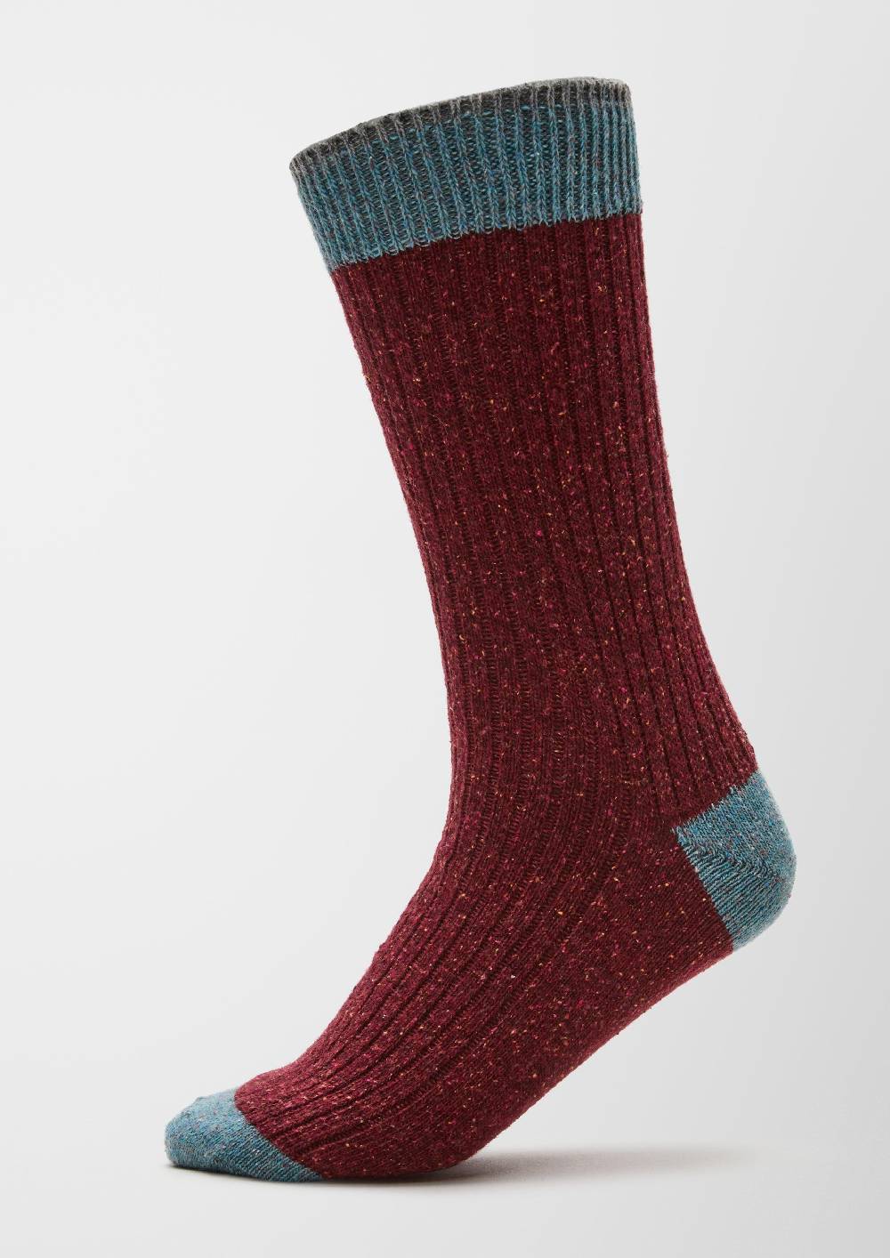 s.Oliver Melierte Stricksocken aus Woll-Seide-Mix Jubiläumsangebot