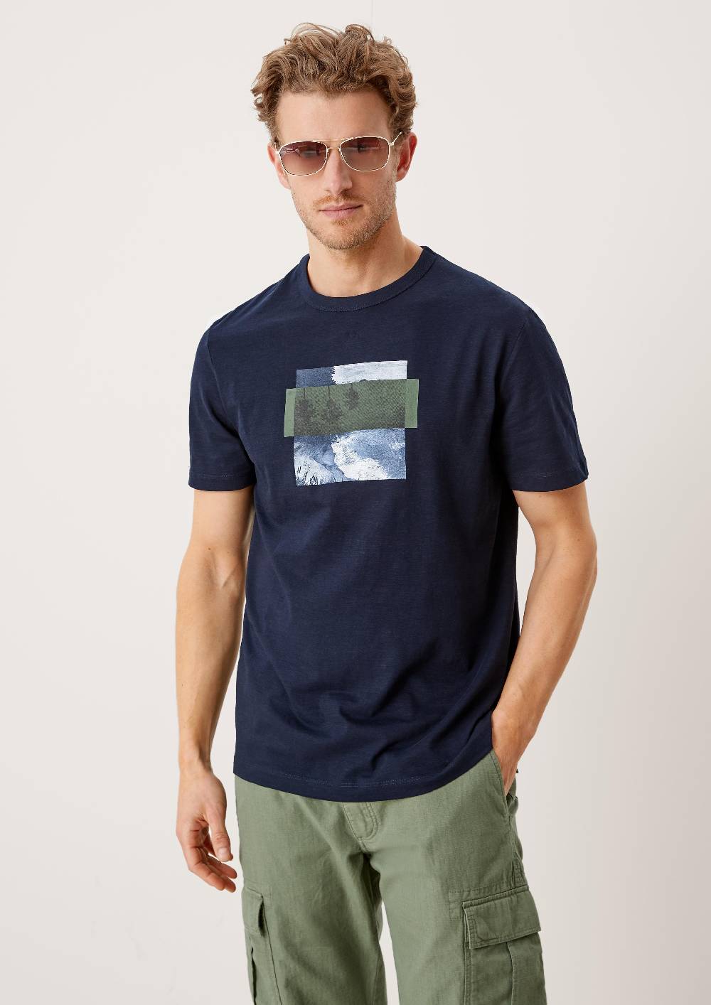 s.Oliver Sonnenbrille mit schmaler Fassung Neueste Mode