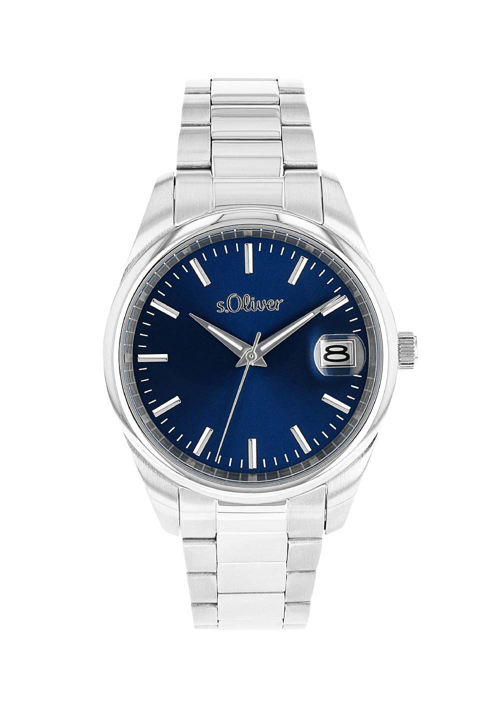 s.Oliver Klassische Edelstahluhr mit Gliederarmband Online Outlet
