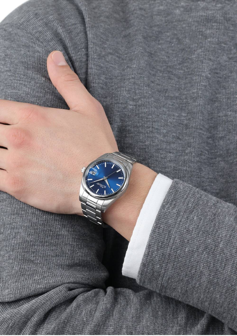 s.Oliver Klassische Edelstahluhr mit Gliederarmband Online Outlet