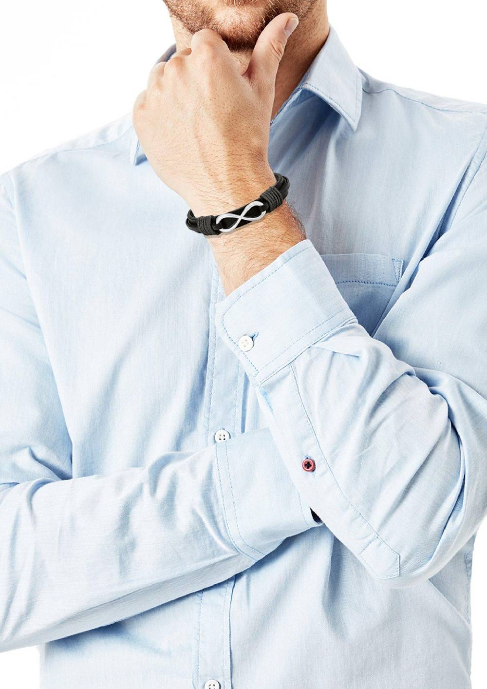 s.Oliver Armband aus Leder und Edelstahl Neuheiten