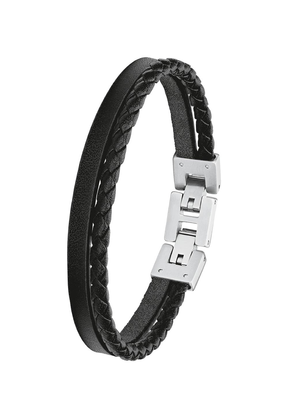 s.Oliver Lederarmband mit Edelstahl Riesige Ersparnisse