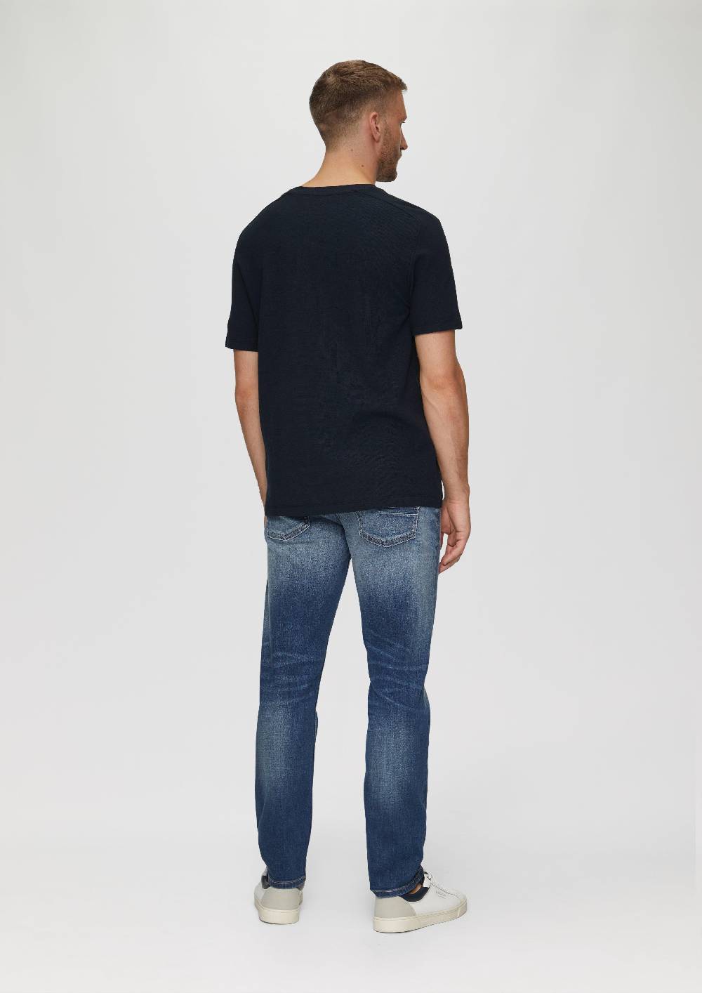 s.Oliver T-Shirt mit Brusttasche aus Waffeljersey Tiefpreis