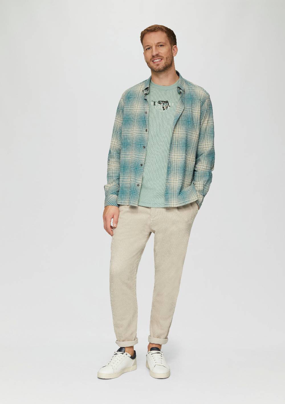 s.Oliver T-Shirt mit Stickerei aus Waffeljersey Super Sparpreis